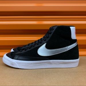 Nike Blazer Mid VNTG ‘77 Black/Silver Men’s Shoes